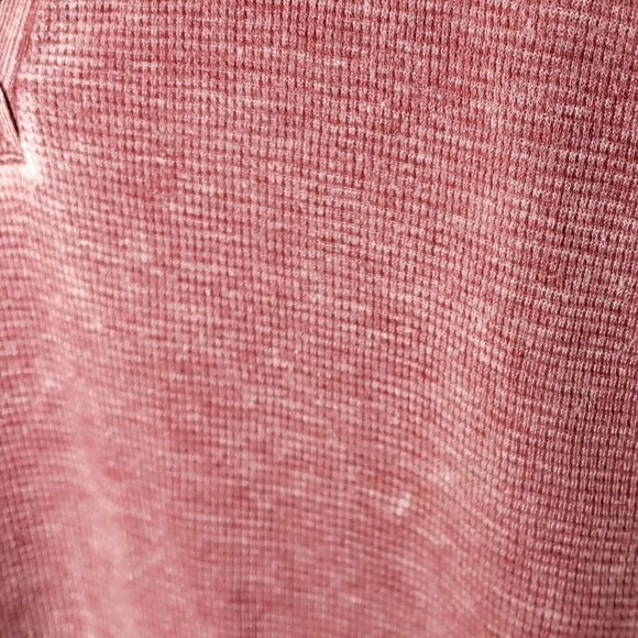 American Eagle Mens Maroon Distressed Burnout Long Sleeve Thermal Shirt Medium - Picture 3 of 7